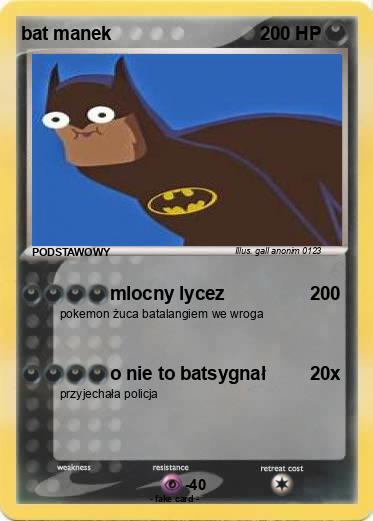 Pokemon bat manek