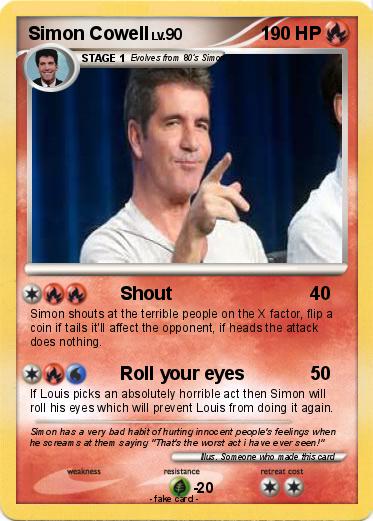 Pokemon Simon Cowell