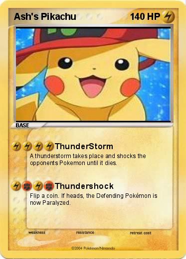 Pokemon Ash's Pikachu