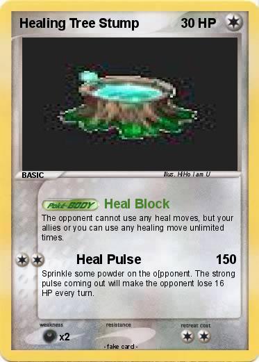 Pokemon Healing Tree Stump