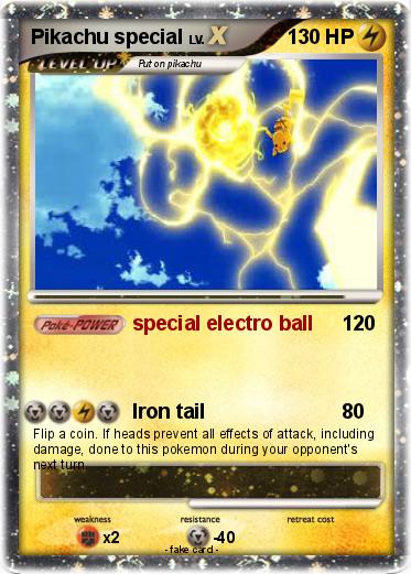 Pokemon Pikachu special