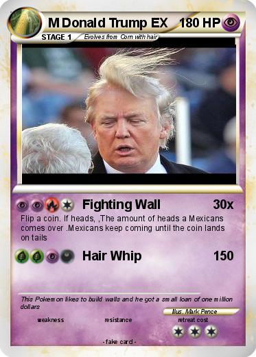 Pokemon M Donald Trump EX