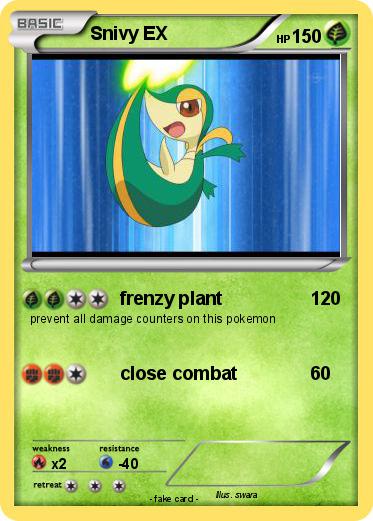 Pokemon Snivy EX