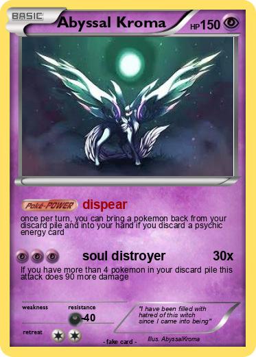 Pokemon Abyssal Kroma