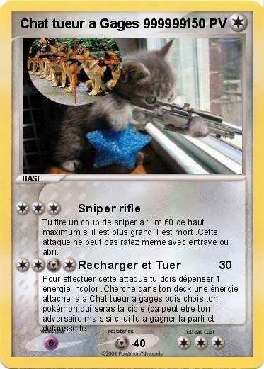 Pokemon Chat tueur a Gages 999999