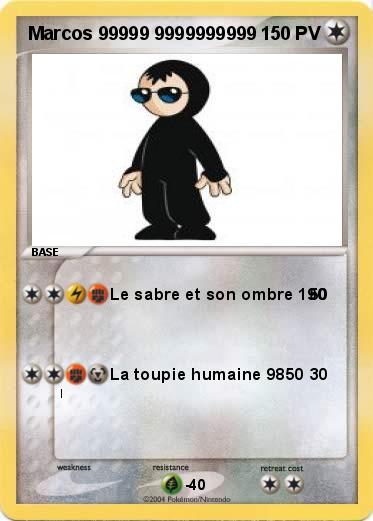 Pokemon Marcos 99999 9999999999