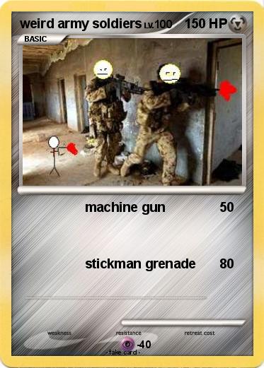 Pokemon weird army soldiers