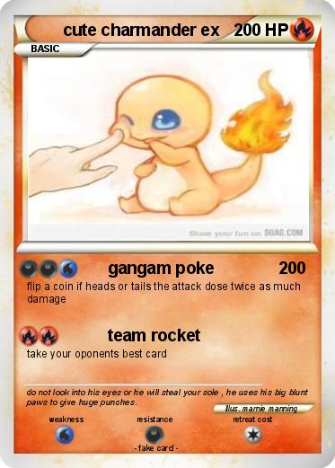 Pokemon cute charmander ex