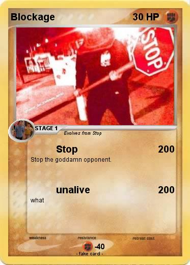 Pokemon Blockage