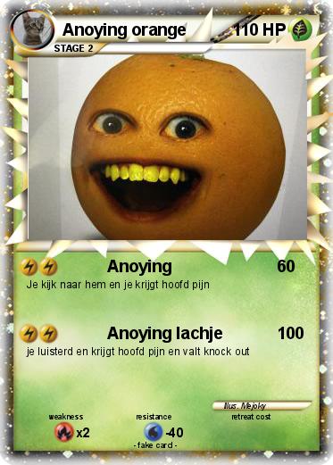 Pokemon Anoying orange