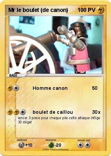 Pokemon Mr le boulet (de canon)