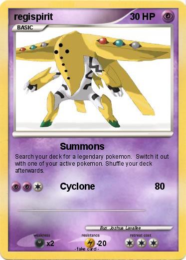 Pokemon regispirit
