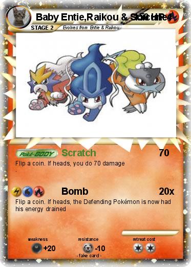 Pokemon Baby Entie,Raikou & Suicune4