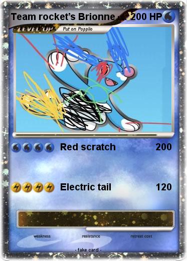 Pokemon Team rocket’s Brionne