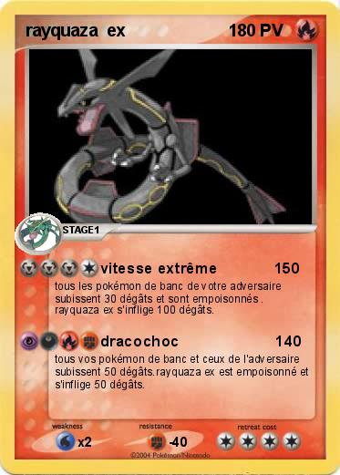 Pokemon rayquaza  ex                      1