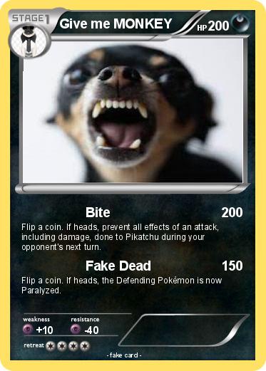Pokemon Give me MONKEY
