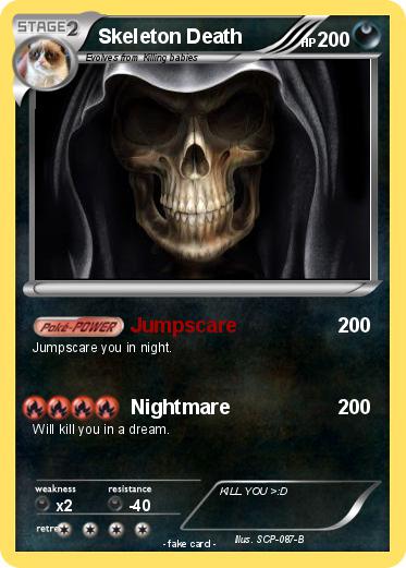 Pokemon Skeleton Death