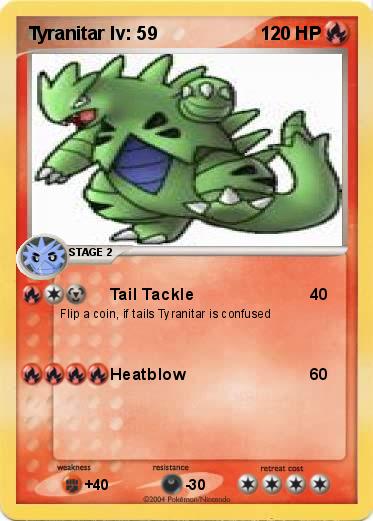 Pokemon Tyranitar lv: 59