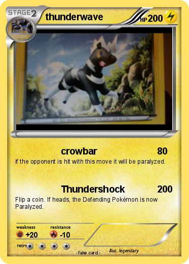 Pokemon thunderwave
