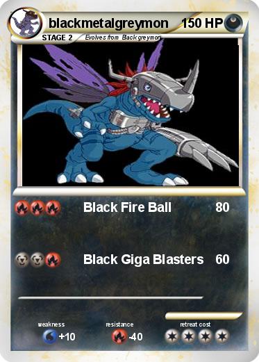 Pokemon blackmetalgreymon
