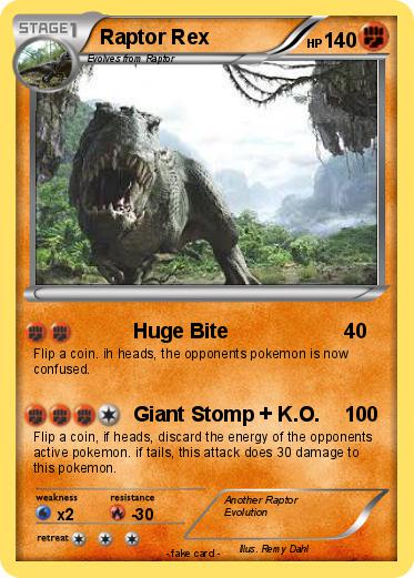 Pokemon Raptor Rex