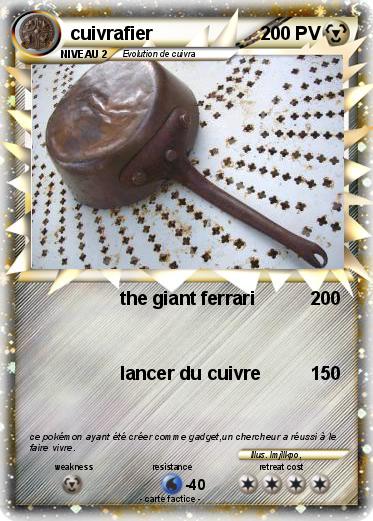 Pokemon cuivrafier