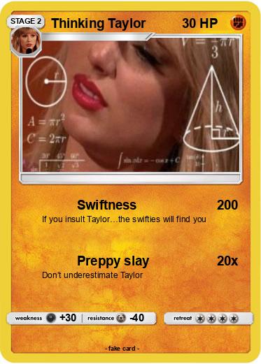Pokemon Thinking Taylor