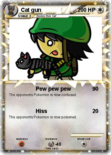 Pokemon Cat gun
