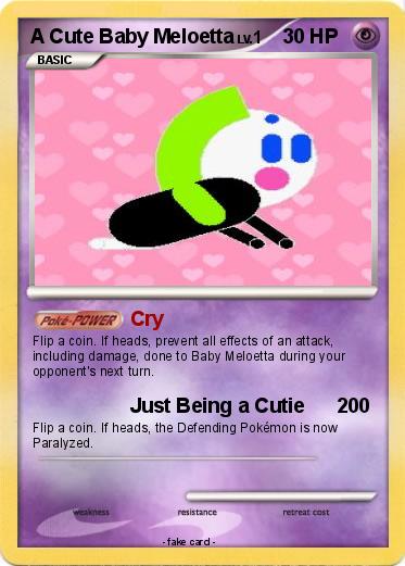 Pokemon A Cute Baby Meloetta