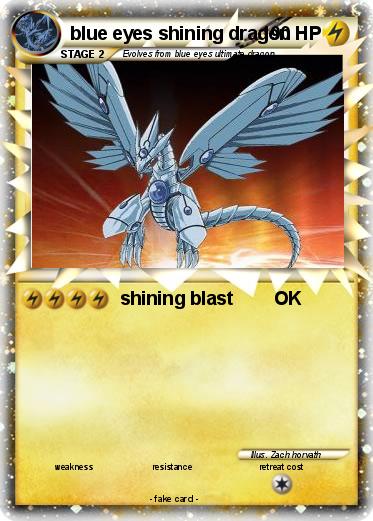Pokemon blue eyes shining dragon