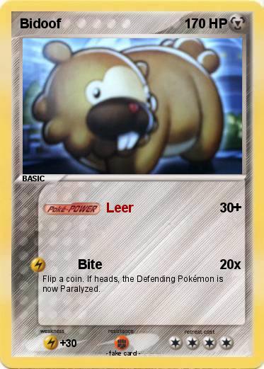 Pokemon Bidoof