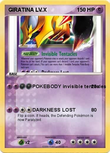 Pokemon GIRATINA LV.X