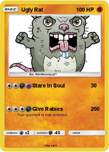 Pokemon Ugly Rat