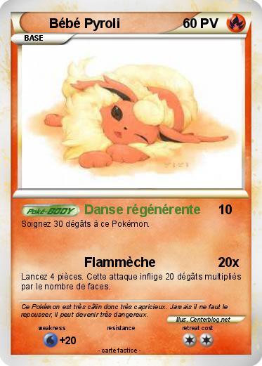 Pokemon Bébé Pyroli