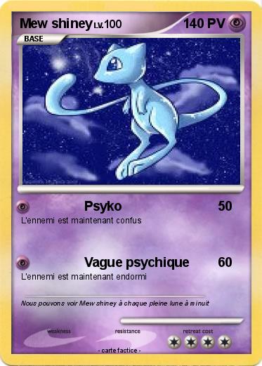 Pokemon Mew shiney