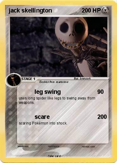 Pokemon jack skellington
