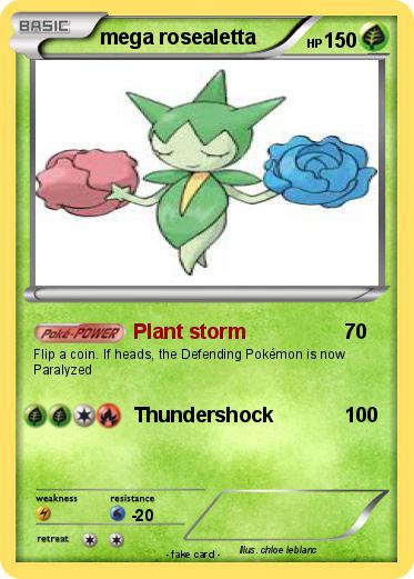 Pokemon mega rosealetta