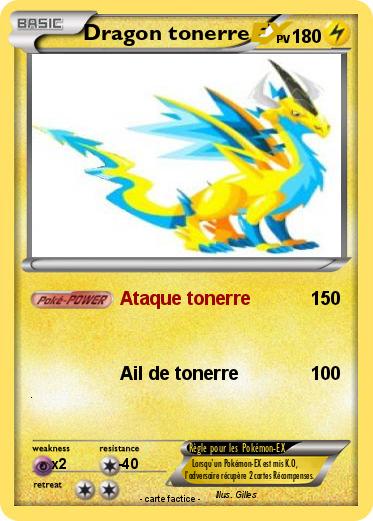 Pokemon Dragon tonerre