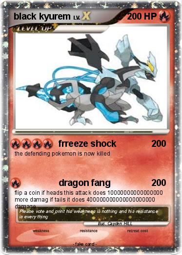 Pokemon black kyurem