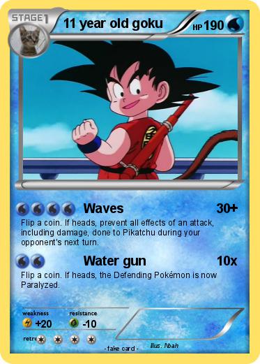 Pokemon 11 year old goku