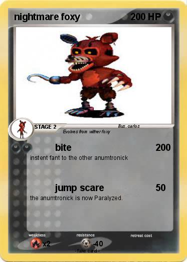 Pokemon nightmare foxy