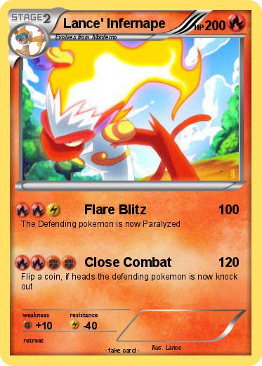 Pokemon Lance' Infernape
