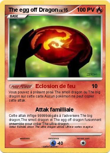 Pokemon The egg off Dragon