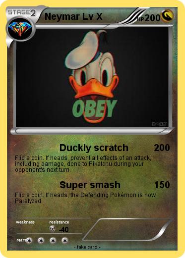 Pokemon Neymar Lv X