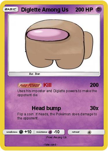 Pokemon Diglette Among Us