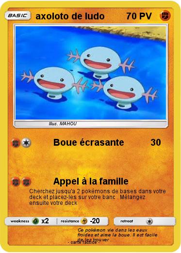 Pokemon axoloto de ludo
