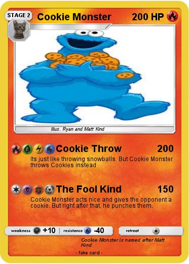 Pokemon Cookie Monster