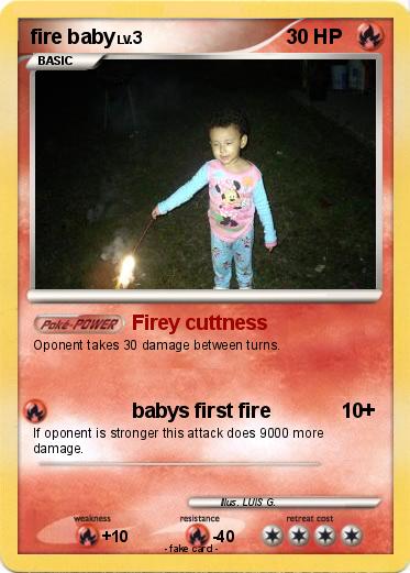 Pokemon fire baby