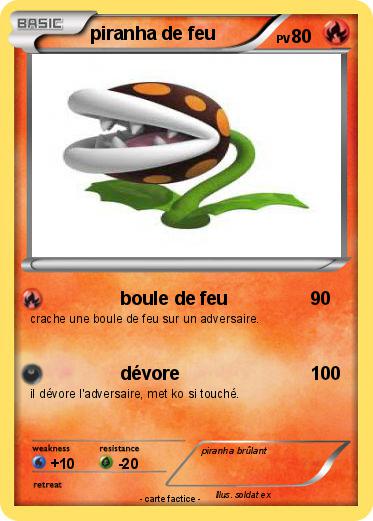 Pokemon piranha de feu