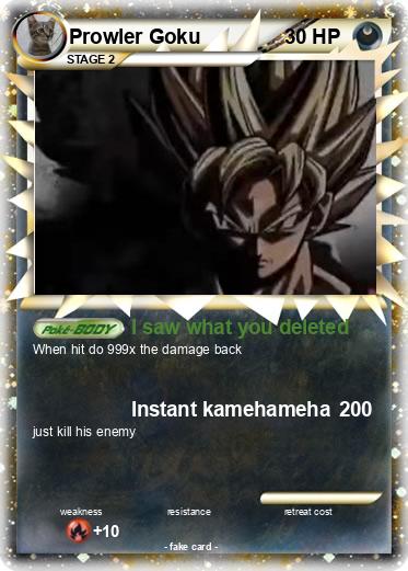 Pokemon Prowler Goku